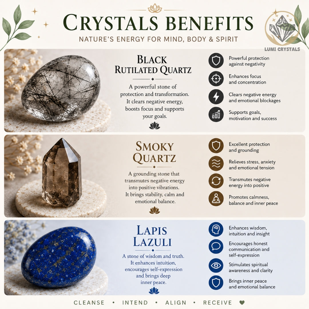 The Wise Warrior - Natural Crystals Bracelet Design - Ground Your Power, Clear Your Mind, Speak Your Truth (BL9)