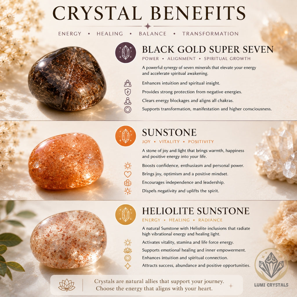 The Radiant Power - Natural Crystals Bracelet Design - Be Radiant, Be Powerful, Be Unstoppable (CR6)