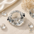 The Grounded Clarity - Natural Crystals Bracelet Design - Peaceful Thoughts, Steady Energy (HT2)