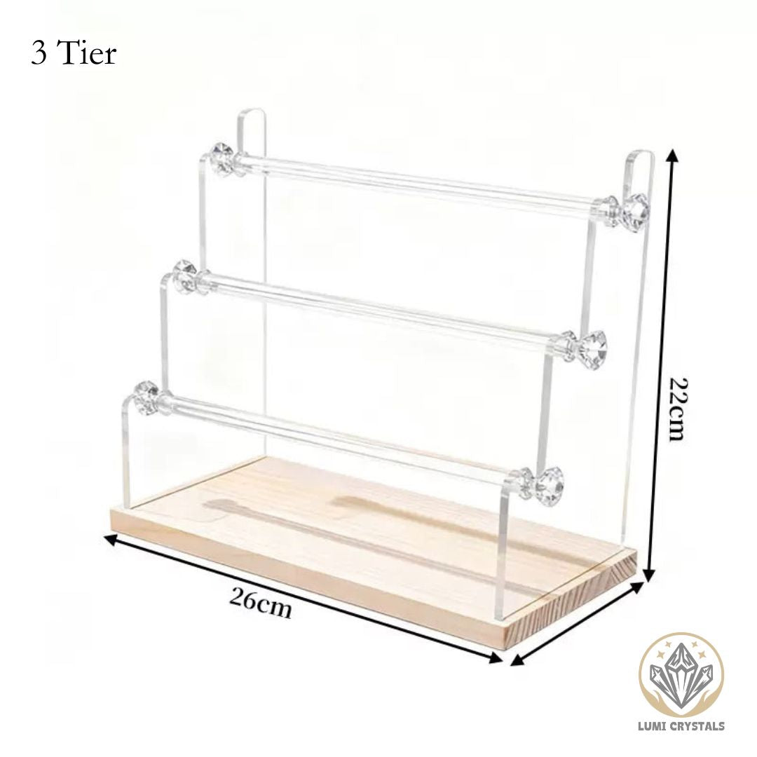 Display Storage Rack For Crystal Bracelets