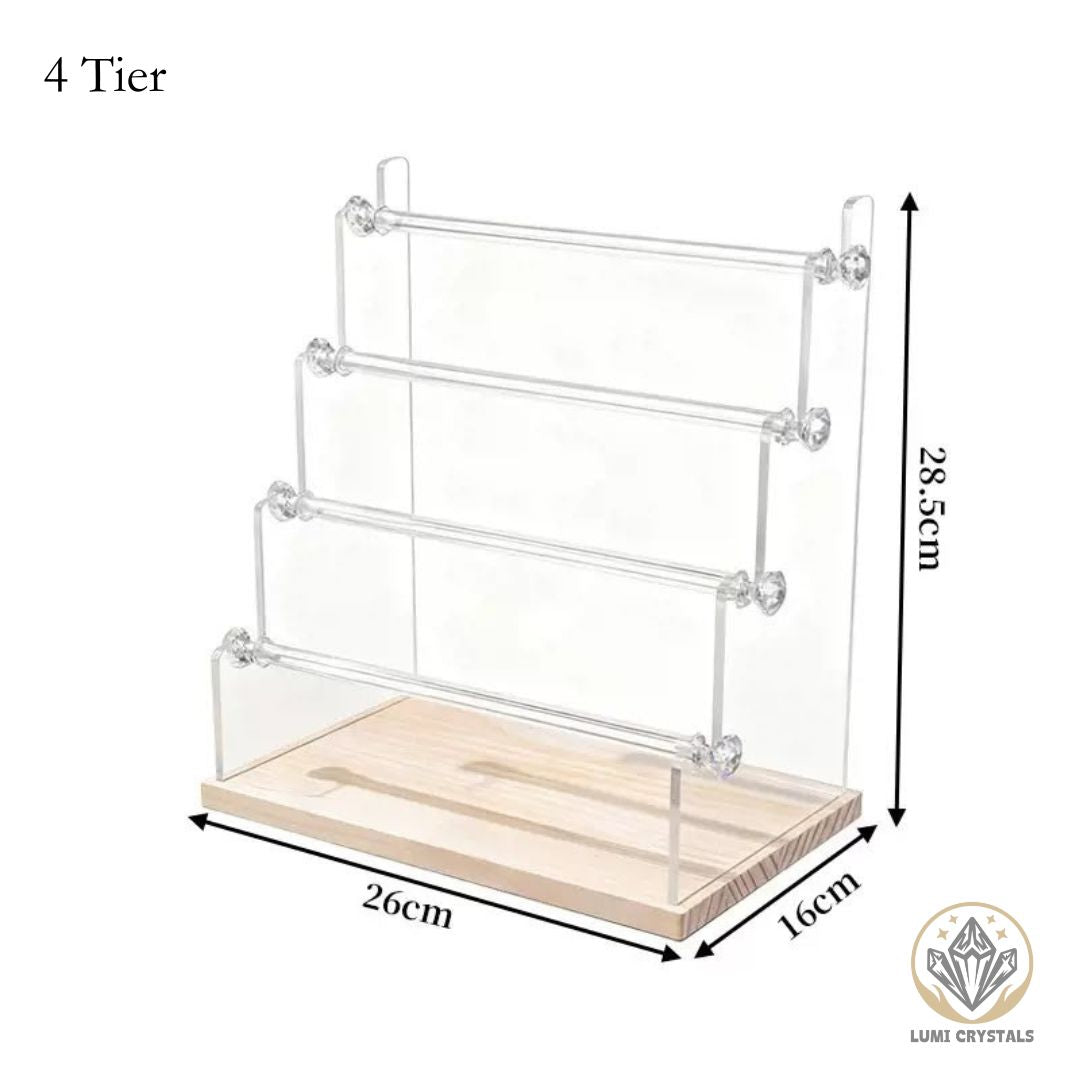 Display Storage Rack For Crystal Bracelets
