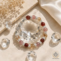 Love & Resilience - Natural Crystals Bracelet Design - Strength In Calm, Healing In Love, Peace In Every Moment (PK8)