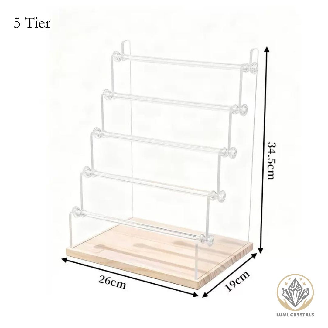 Display Storage Rack For Crystal Bracelets