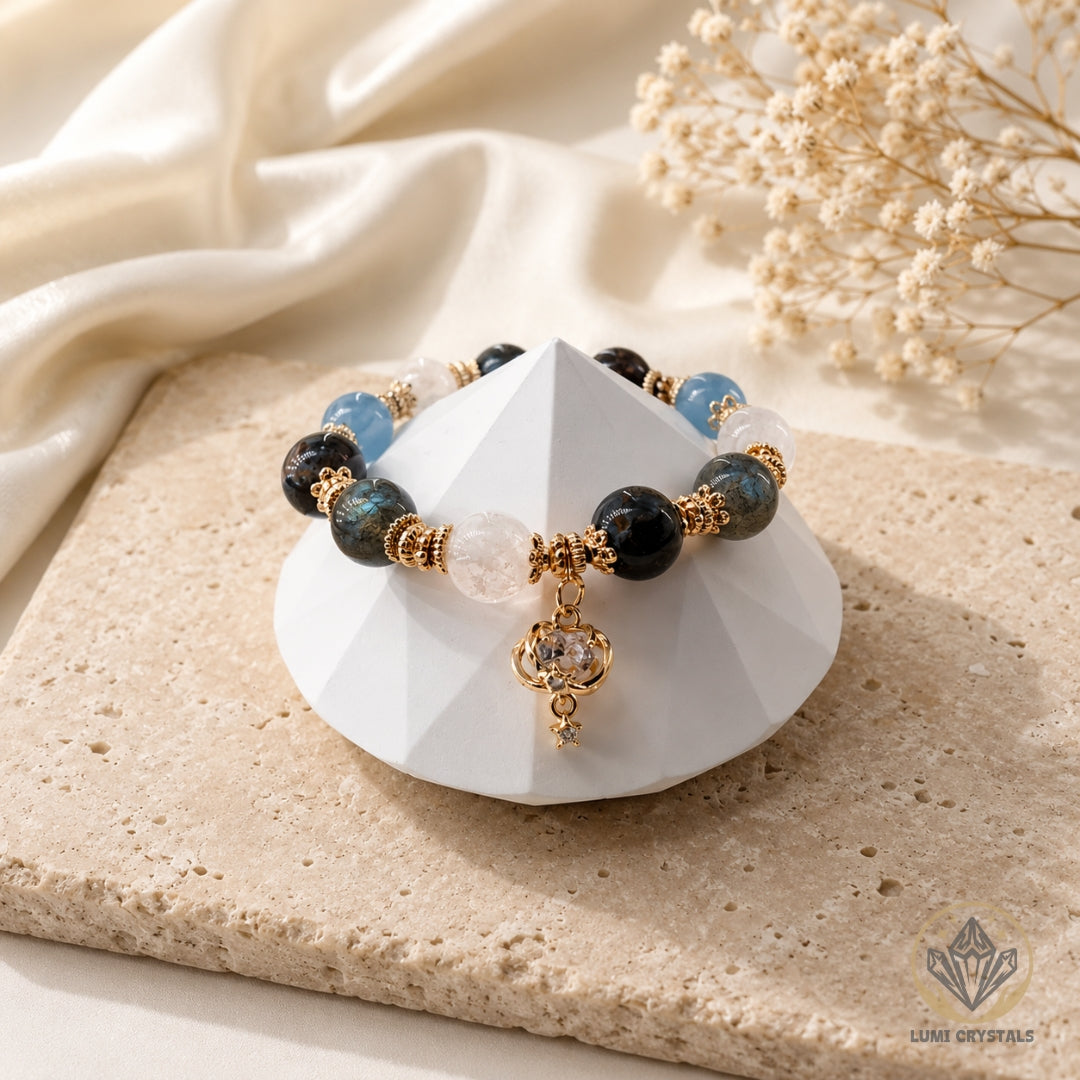 Celestial Ocean Elegance - Created To Bring Clarity, Courage, and Divine Guidance (BL10)