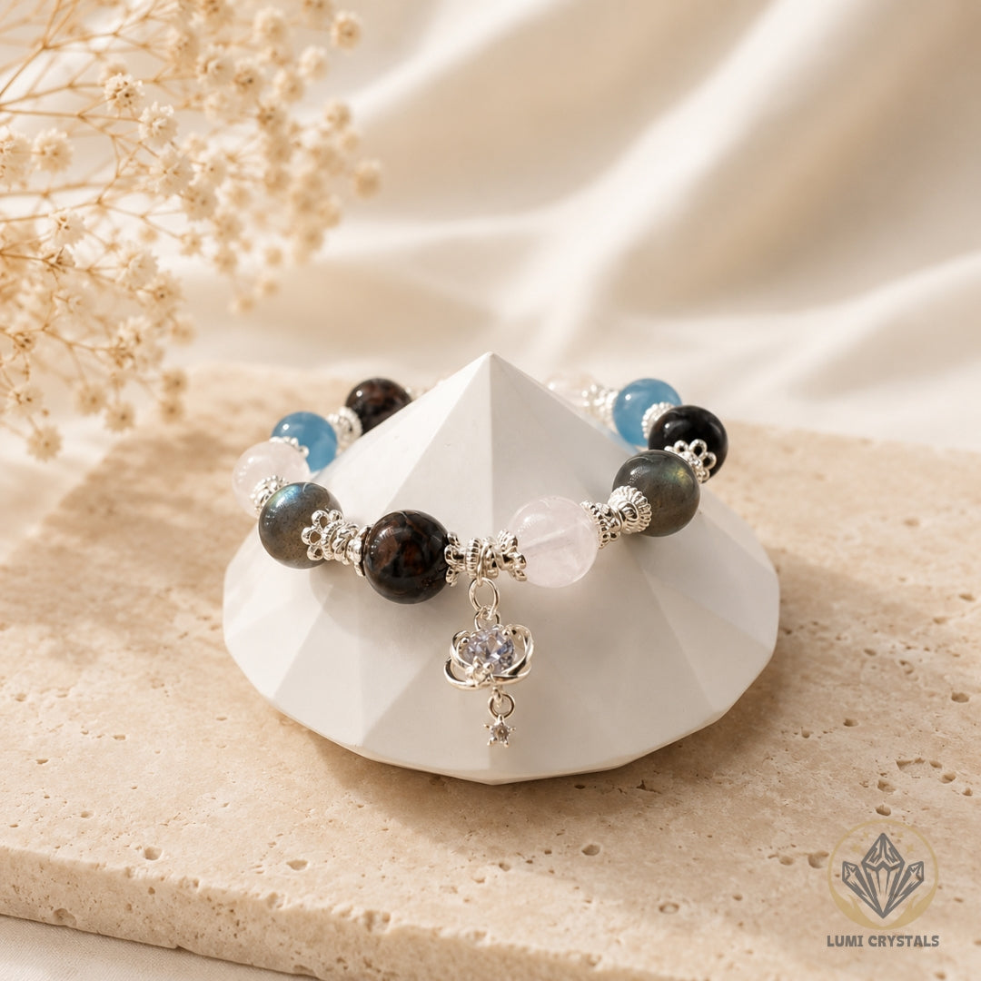 Celestial Ocean Elegance - Created To Bring Clarity, Courage, and Divine Guidance (BL10)