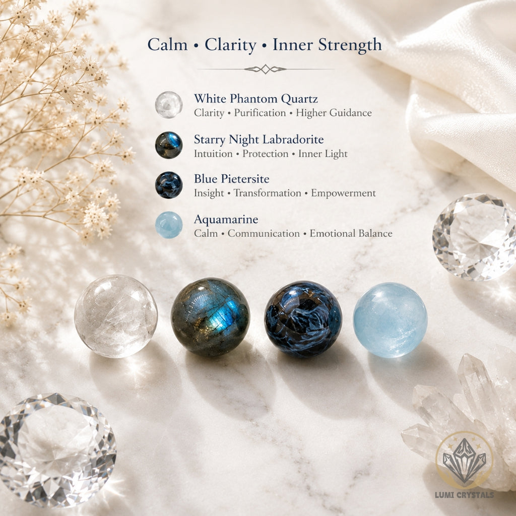Celestial Ocean Elegance - Created To Bring Clarity, Courage, and Divine Guidance (BL10)