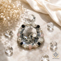 White Rose Aura - Natural Crystals Bracelet Design - To Nurture Heart And Empower The Soul (CH3)