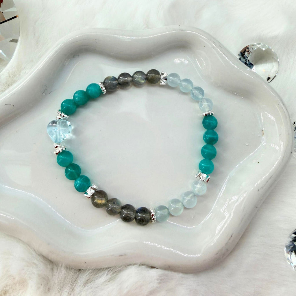 The Ocean Mind - 5mm Stackers - Clear Expression With Emotional Calm (ST1)