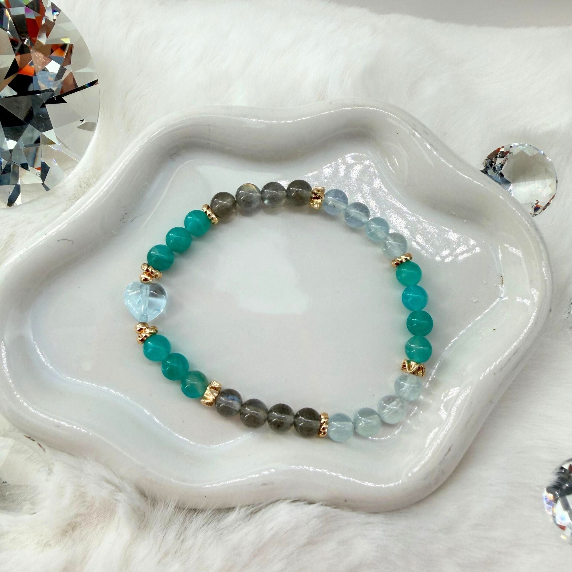 The Ocean Mind - 5mm Stackers - Clear Expression With Emotional Calm (ST1)