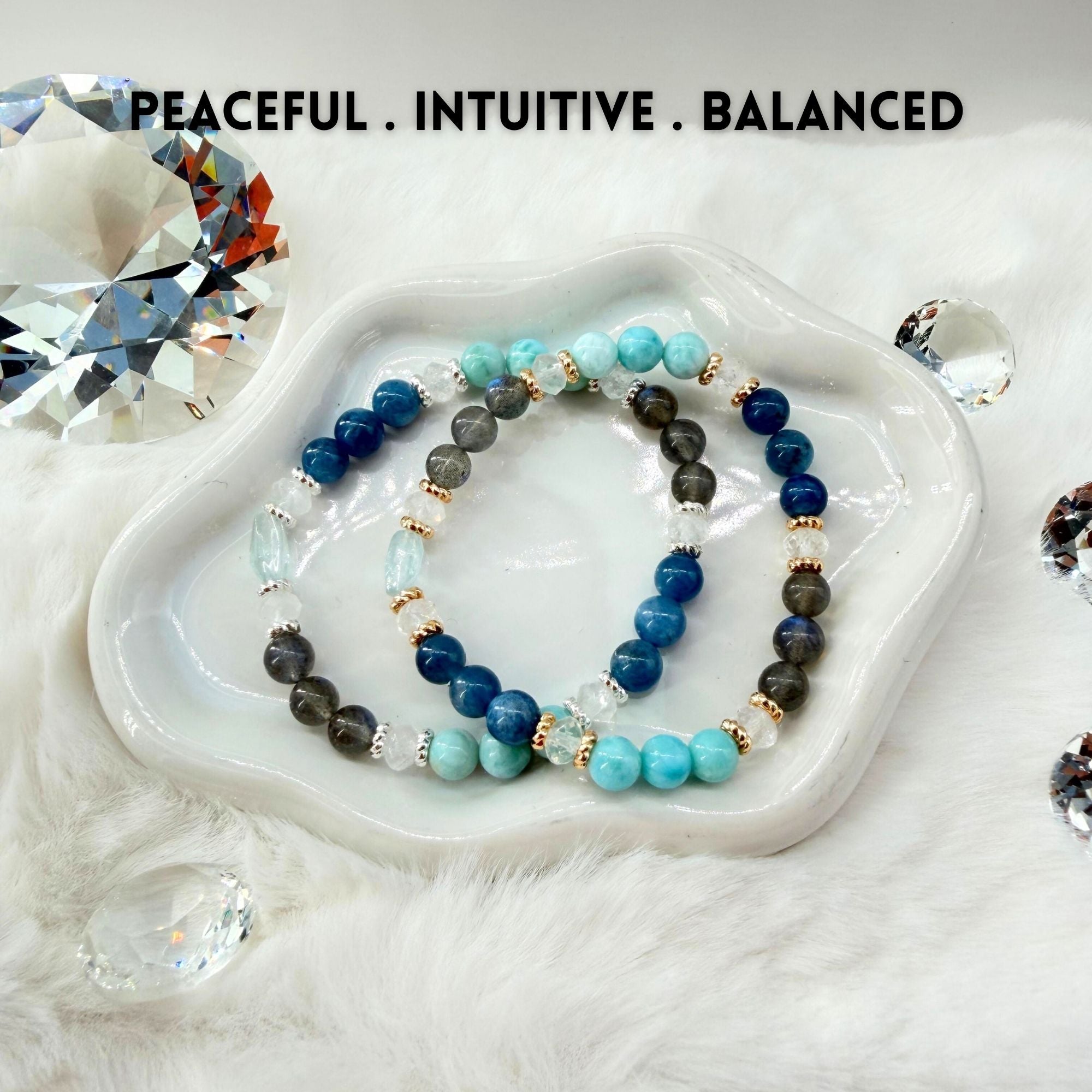 The Whispering Waters - 6mm Stackers - Peaceful Expression With Intuitive Protection (ST4)