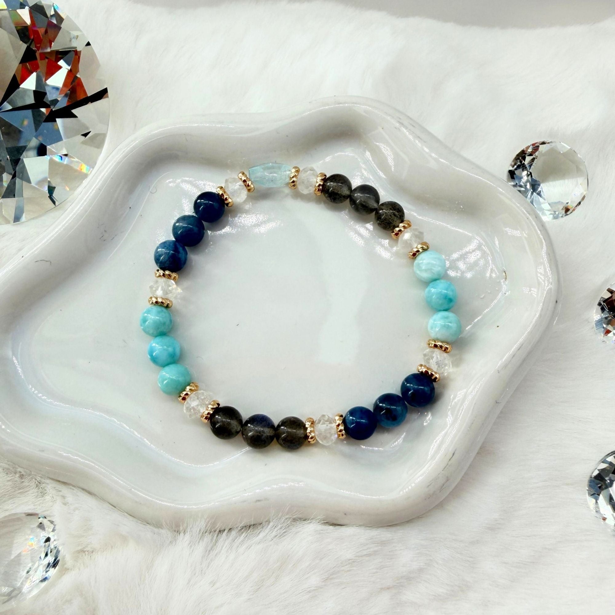 The Whispering Waters - 6mm Stackers - Peaceful Expression With Intuitive Protection (ST4)