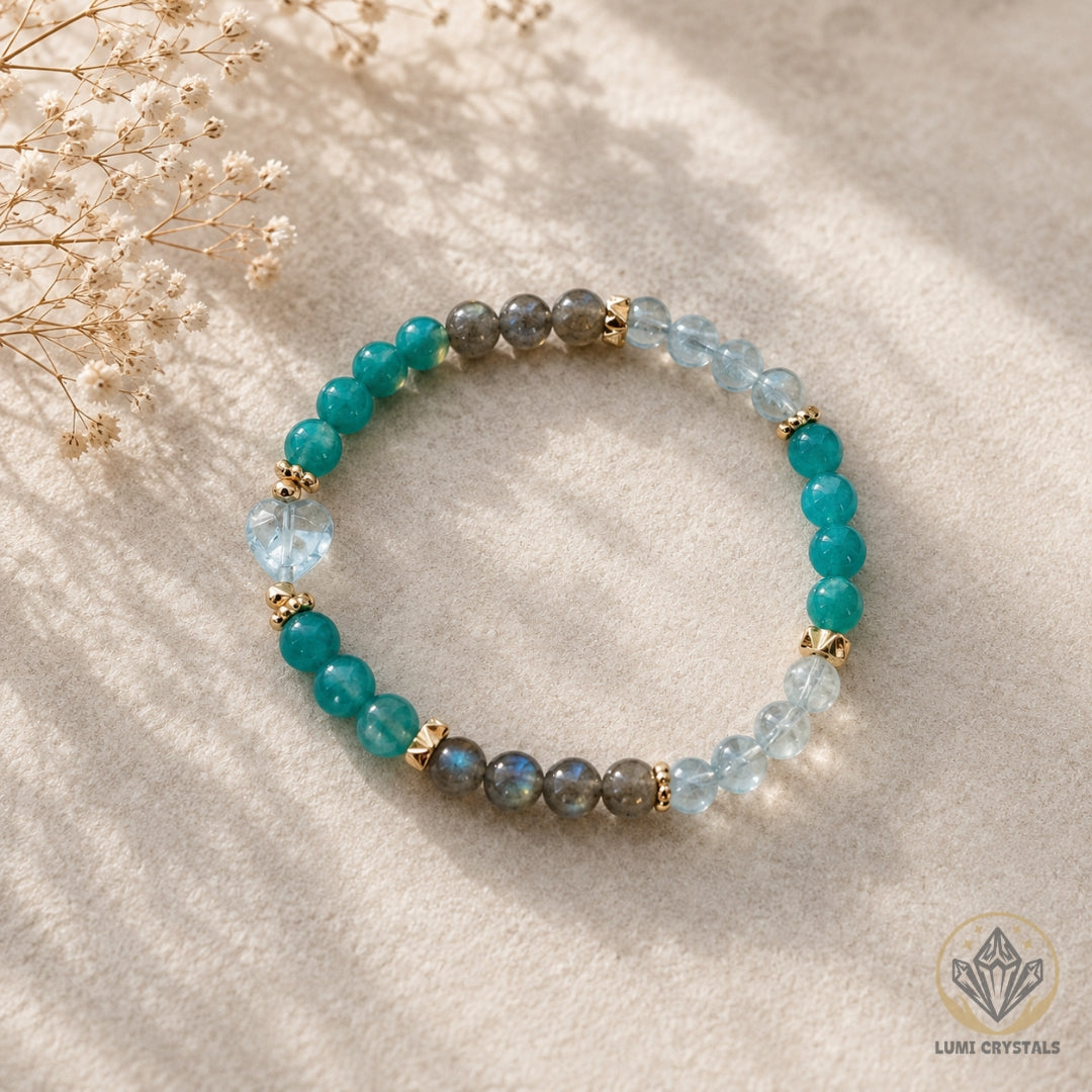 The Ocean Mind - 5mm Stackers - Clear Expression With Emotional Calm (ST1)