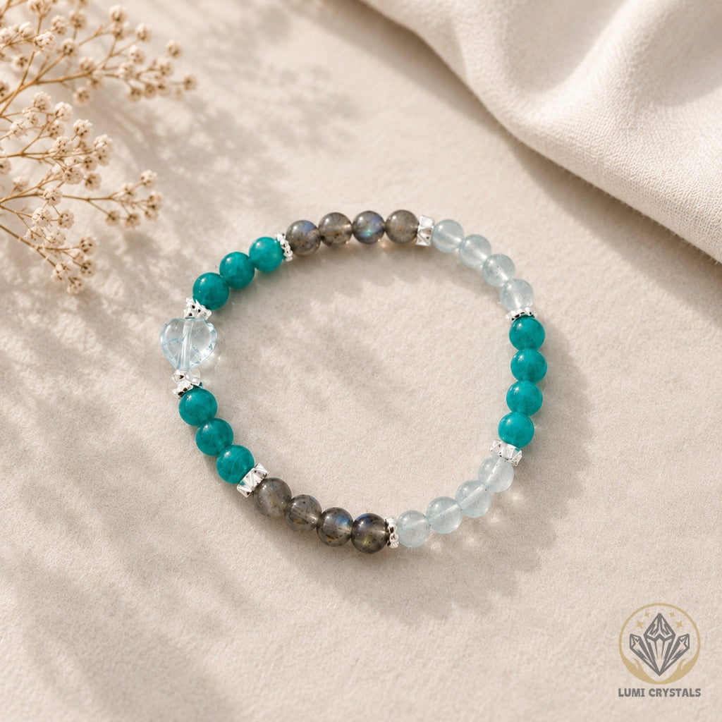 The Ocean Mind - 5mm Stackers - Clear Expression With Emotional Calm (ST1)