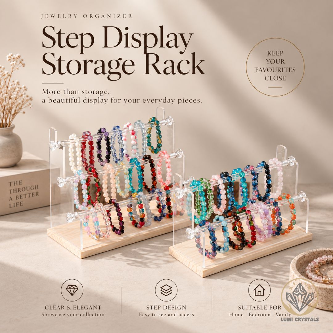 Display Storage Rack For Crystal Bracelets