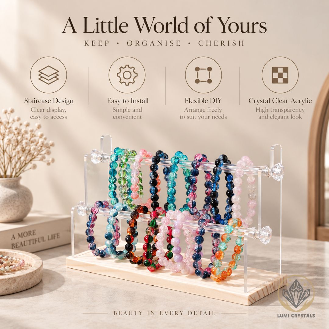 Display Storage Rack For Crystal Bracelets