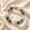 Emerald Sky - Natural Crystals Bracelet Design - Ground Your Power, Shield Your Energy, Rise To The Stars (BL7)